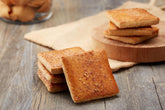 White Coffee Square Cookies